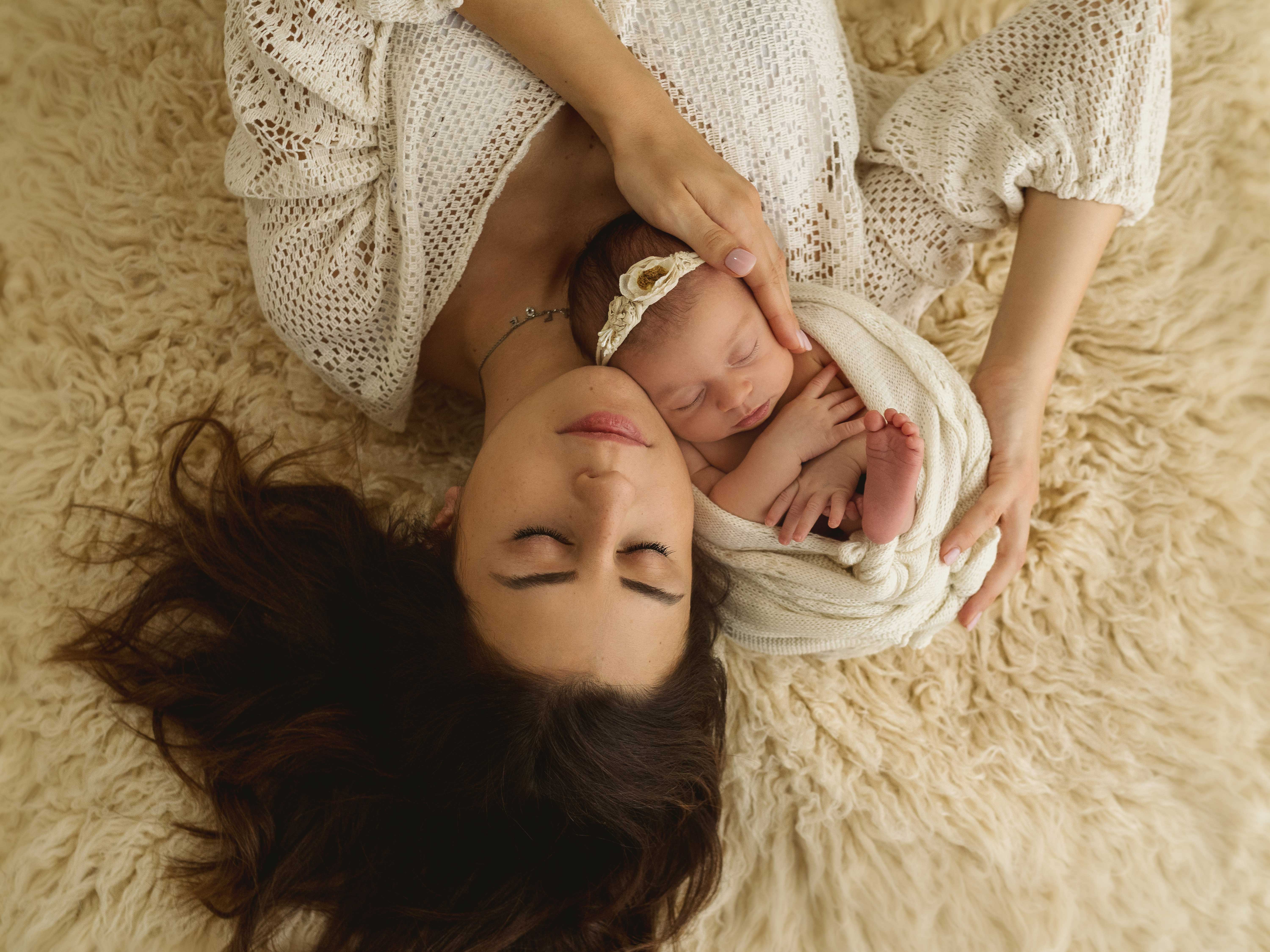Foto di Eleonora Luppi con una famiglia felice